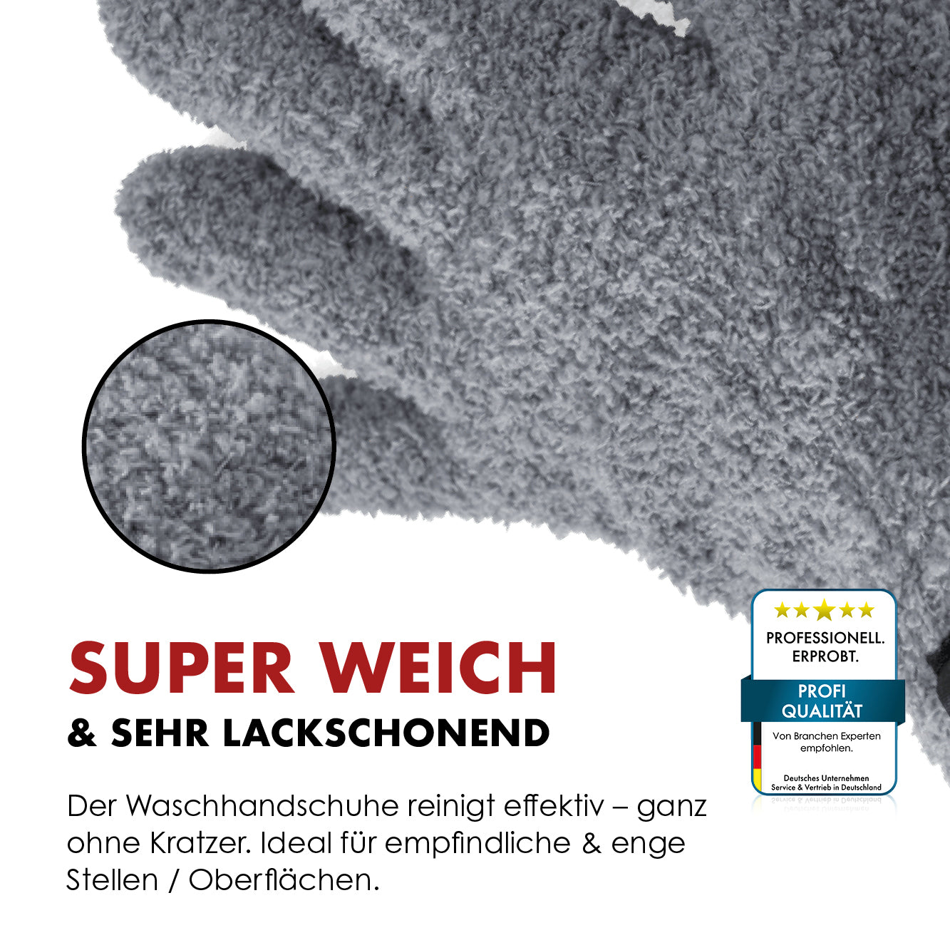 FingerFit Auto Waschhandschuhe (1 Paar)