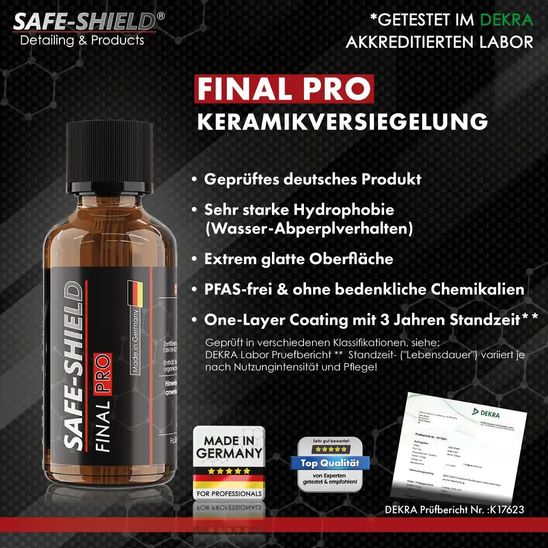 informationskarte zur keramikversiegelung